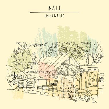 mağaza ve Kedonganan bir scooter