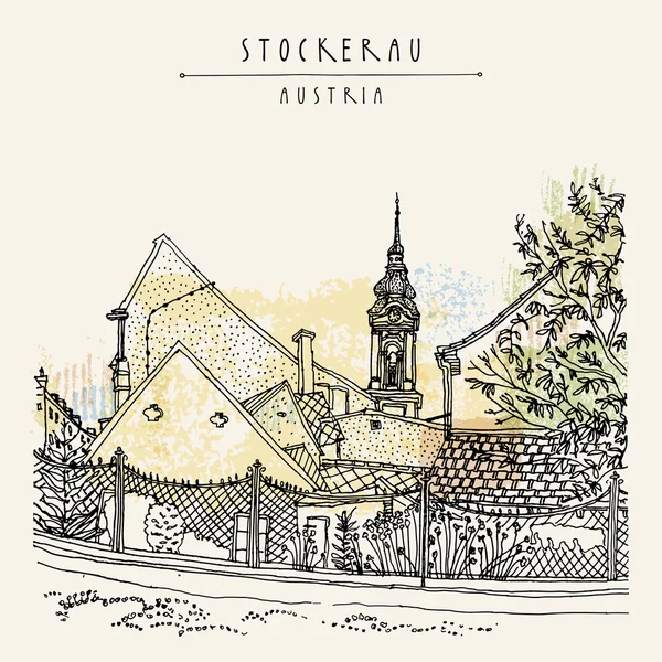 Stockerau, Baja Austria, Europa — Vector de stock