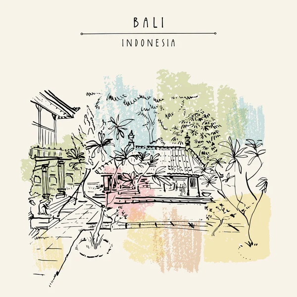 Bali Museum in Denpasar — Stockvector