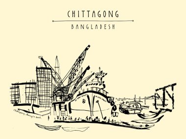 Chittagong, Bangladeş'te bağlantı noktası