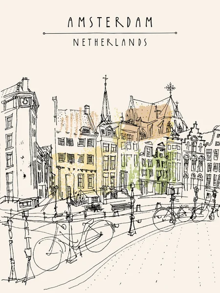 Amsterdam, Holandia, Holandia — Wektor stockowy