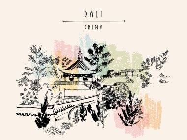 Dali, Yunnan eyaletindeçin tapınağı
