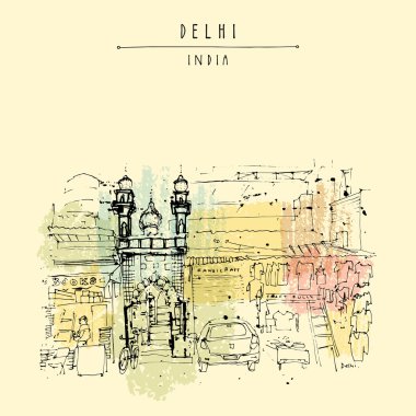 Bazar street, Paharganj, Delhi