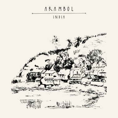 Arambol, Goa, Hindistan. 