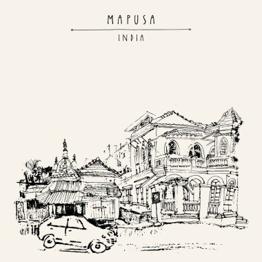 Mapusa, Goa, Hindistan.
