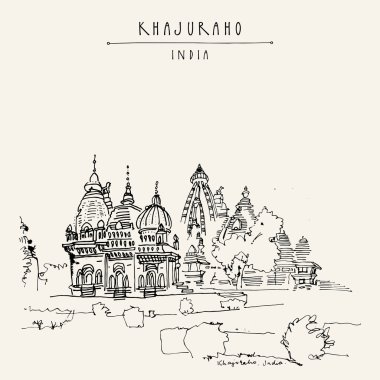 Khajuraho antik Hindu tapınakları