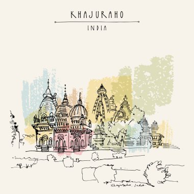 Khajuraho antik Hindu tapınakları