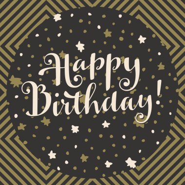 Doğum günün kutlu olsun. 