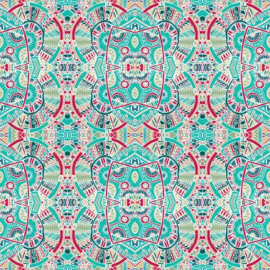 sanatsal el çizilmiş dikişsiz desen. 