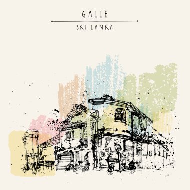 Galle sokak köşesi