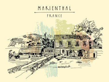 Marienthal çiftlik evi, Fransa 