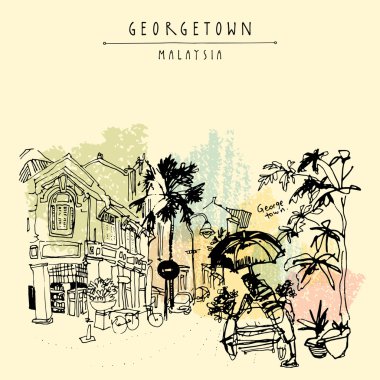 Georgetown, Malezya'daki Küçük Hindistan bölgesi 