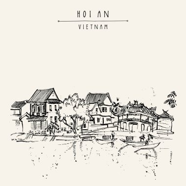 Hoi An, balıkçı köyü, Vietnam