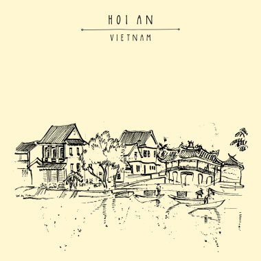 Hoi An, balıkçı köyü, Vietnam