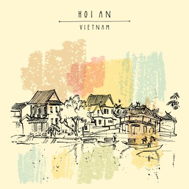 Hoi An, balıkçı köyü, Vietnam