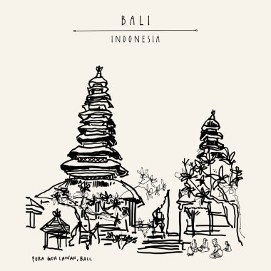 Pura Goa Lawah temple in Bali