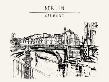 Berlin'de Monbijou köprüsü 