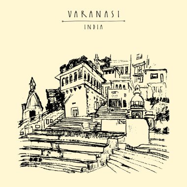 Elle çizilmiş mimari cityscape