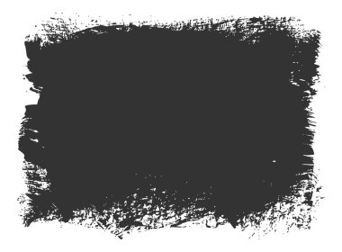 Vektör grunge elementi. Çirkin el çizimi arka plan, beyaz çerçeveli. Çin, Japon, Kore mürekkep fırçası darbesi. Vektör EPS 10 sanatsal soyut illüstrasyon