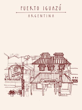 wine shop in Puerto Iguazu, Argentina