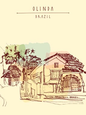 street in Olinda, Pernambuco state