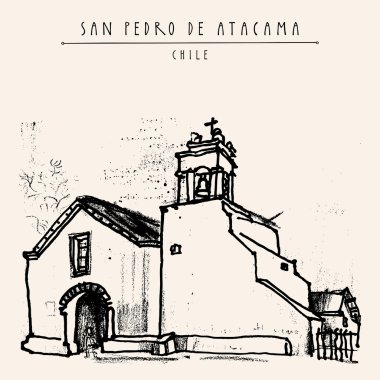 San Pedro de Atacama Chile postcard