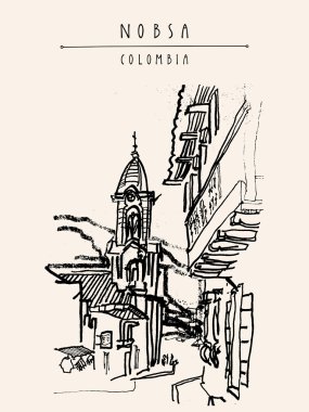 Catholic church in Nobsa Colombia