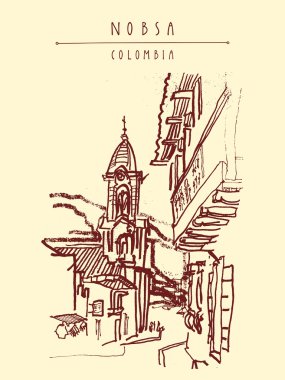 Catholic church in Nobsa Colombia