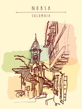 Catholic church in Nobsa Colombia