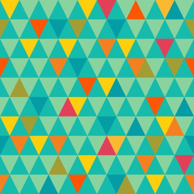 Dikişsiz üçgenler desen