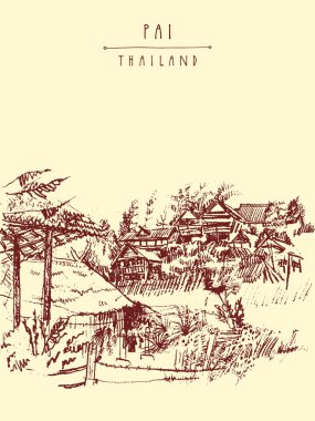 Pai vadi bambu kulübe