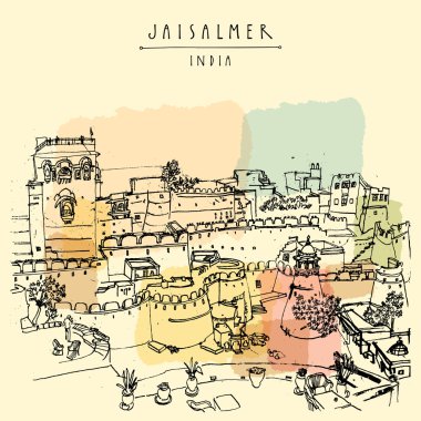 Jaisalmer Kalesi ve şehir