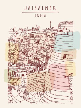 Jaisalmer Kalesi ve şehir