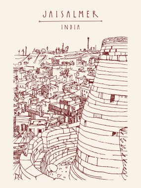 Jaisalmer Kalesi ve şehir