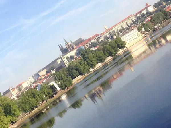 Prag'ın merkezi yaz gün — Stok fotoğraf