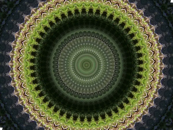 Cerchio di Mandala — Foto Stock
