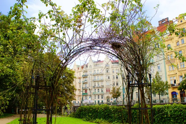 Prag'da güneşli sonbahar.