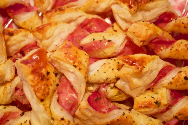 Çıtır çıtır ekmek ile jambon