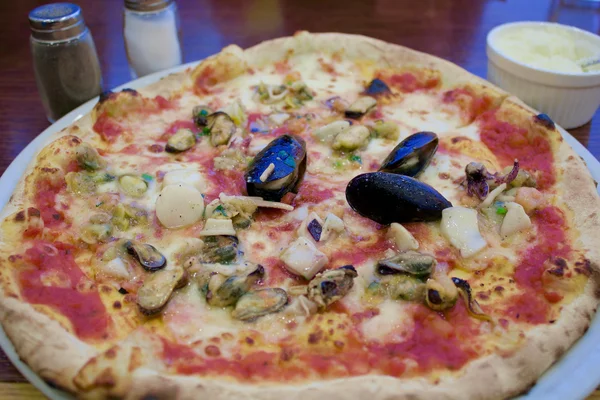 Italian pizza Frutti di Mare
