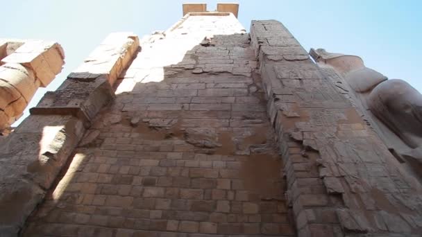 Ancient ruins in Luxor — Stock Video