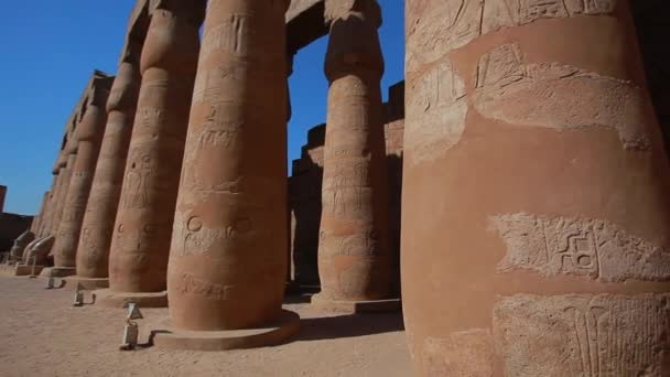 Ruínas antigas em Luxor — Vídeo de Stock