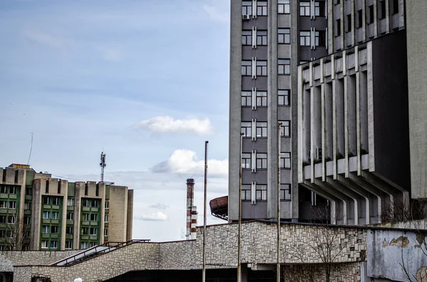 Skladba Pohled Sovětský Modernismus Architektury Ukrajina — Stock fotografie