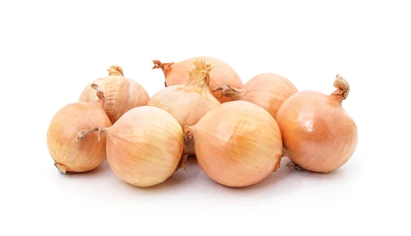 Big Ripe Onions Isolated White Background — Stock Photo, Image