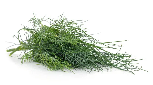 Bunch Green Dill Isolated White Background — Stock Photo, Image