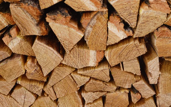 Background Pile Chopped Firewood — Stock Photo, Image