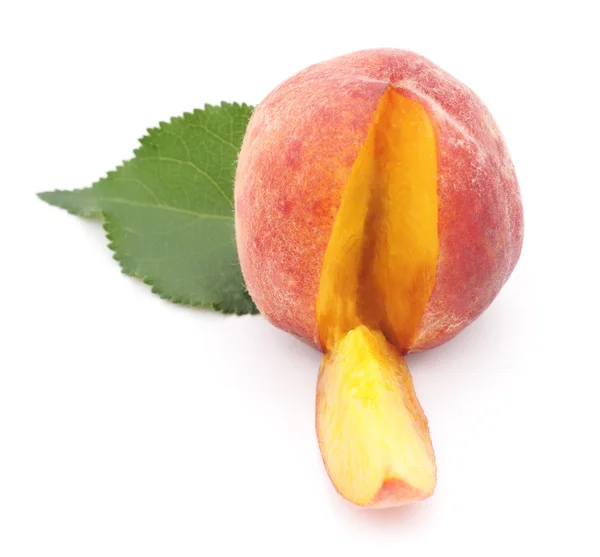 Skär persika. — Stockfoto