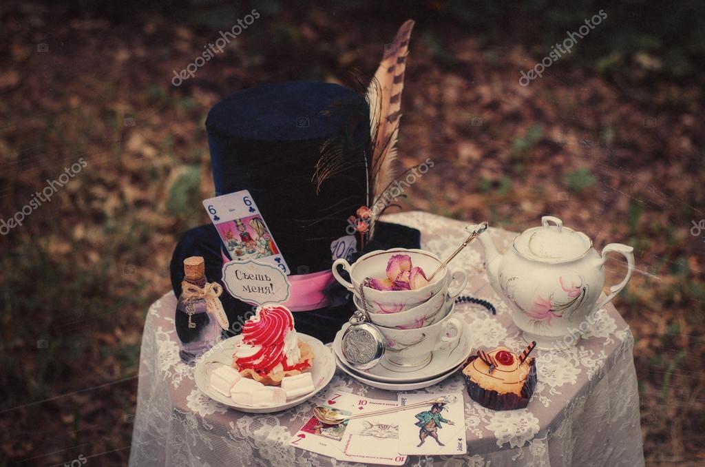 Hat Hatter Pen Tea Party Alice In Wonderland Through The Looking Glass Fairy Tale Fantasy Scenery