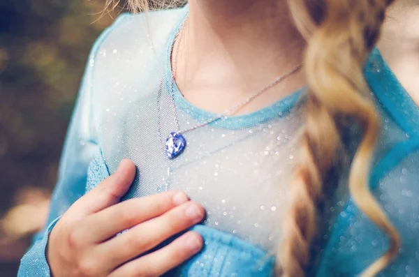 Cosplay Elsa Cartoon cold heart — Stock Photo, Image