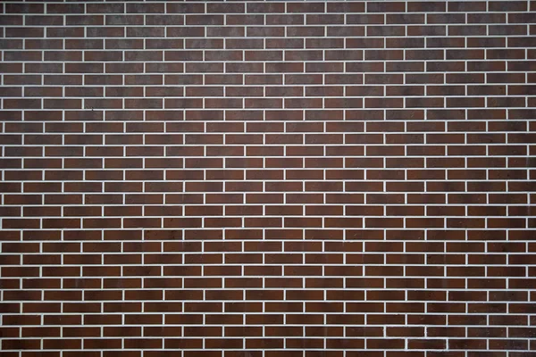 Smooth Masonry Brown Brick — Stock Photo, Image