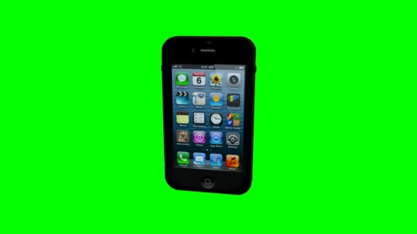 IPhone - Pantalla verde 02 — Vídeo de stock